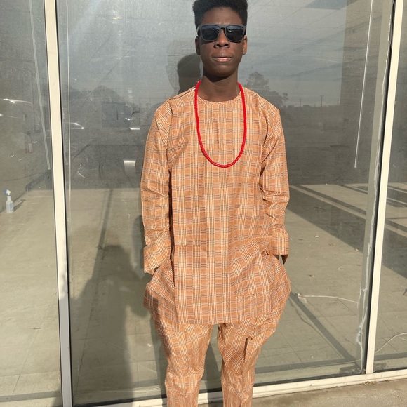 African clothing for men top and bottom Danshiki - Picture 3 of 5